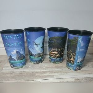 Avatar Set of 4: The Way of Water Cineplex Promo Tumblers – Collectible Cups